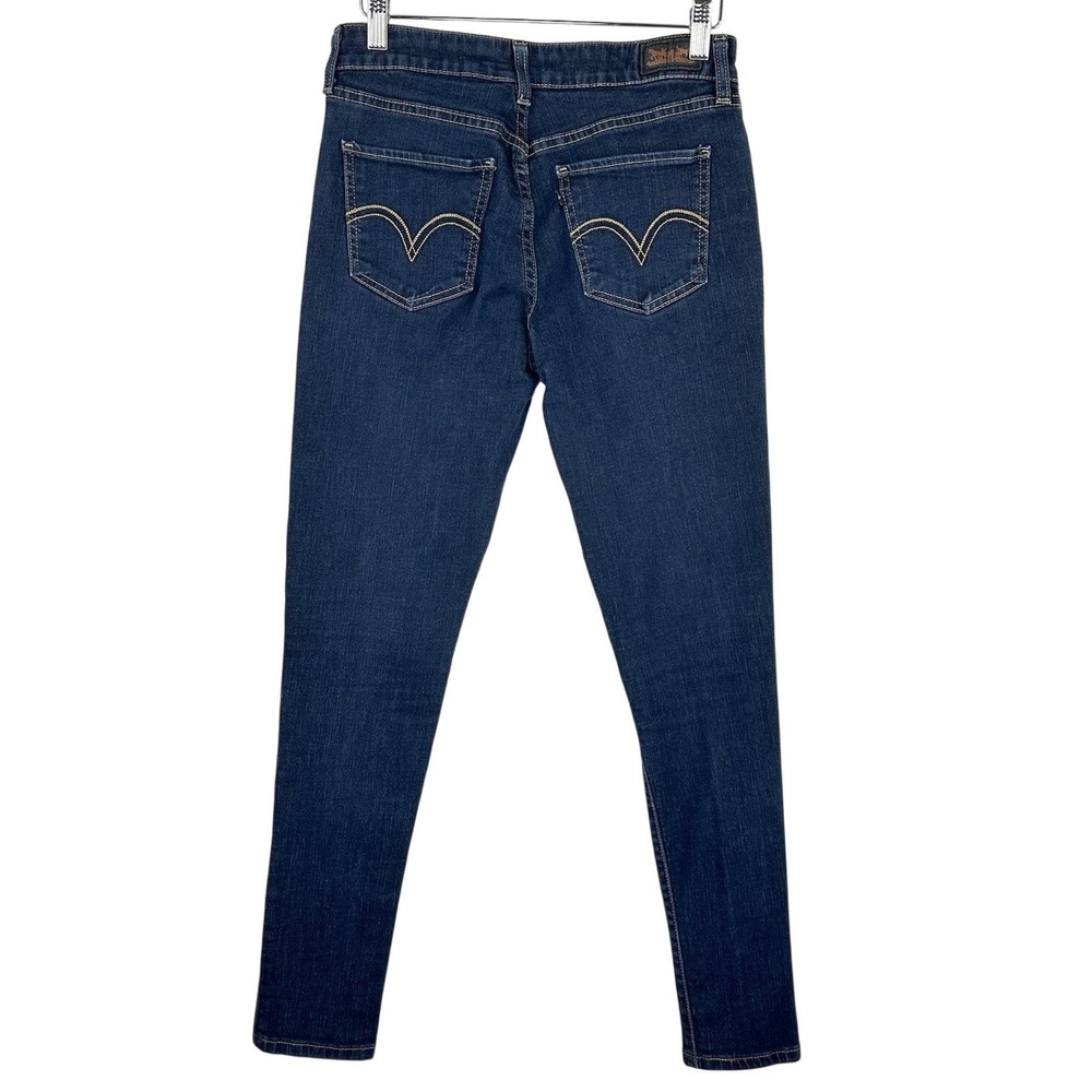 LEVI'S 535‎ Legging Low Rise Dark Wash Blue Denim Stretch Jeans Juniors 11 M